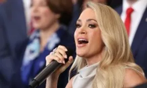 Carrie Underwood hát ở lễ nhậm chức của Tổng thống Donald Trump